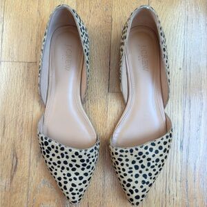 J. Crew Pointed D’orsay Western Flats
